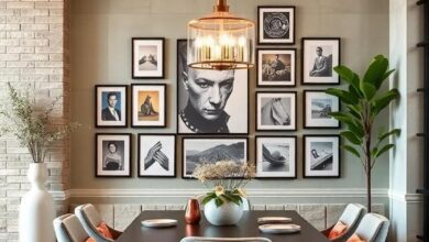 Curated Charm: Inspiring Dining Room Gallery Wall Ideas for Every Style