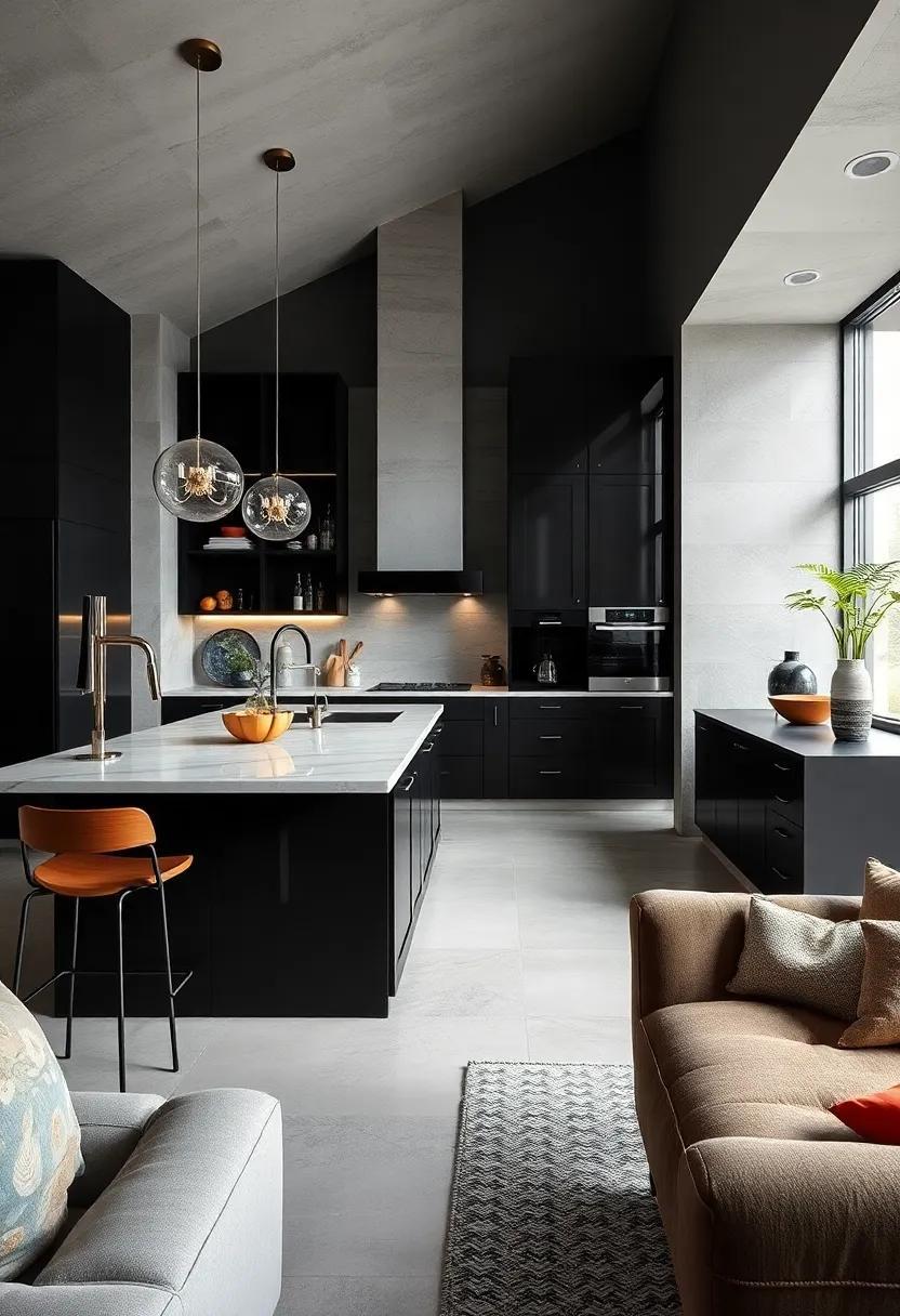 Sleek Sophistication: Exploring the Allure of Monochrome Black Luxury Kitchens