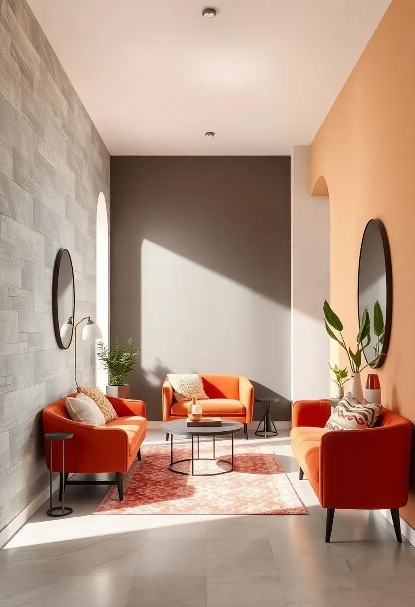 Monochromatic Color Schemes On Narrow Walls Using Shades Of One Hue For A Seamless Sophisticated Look