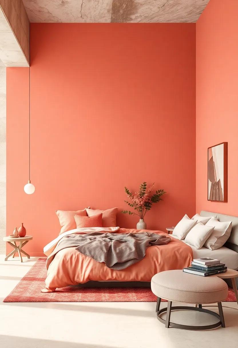 Coral - Soft coral‌ tones balance vibrancy with calmness, bringing warmth and energy without overwhelming the ⁣senses