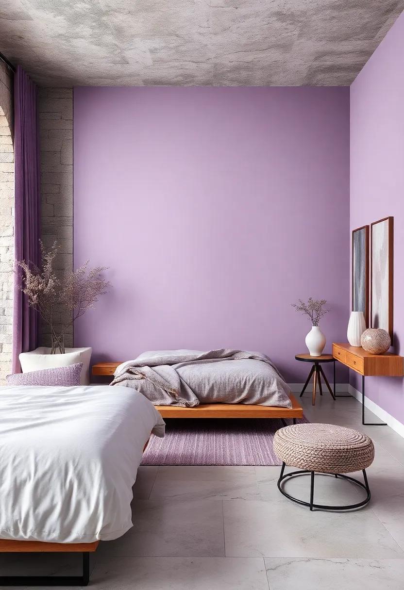 Lavender Gray - ​Combining the calmness of lavender with ‍the neutrality of gray, lavender gray provides⁢ a harmonious and soothing​ backdrop