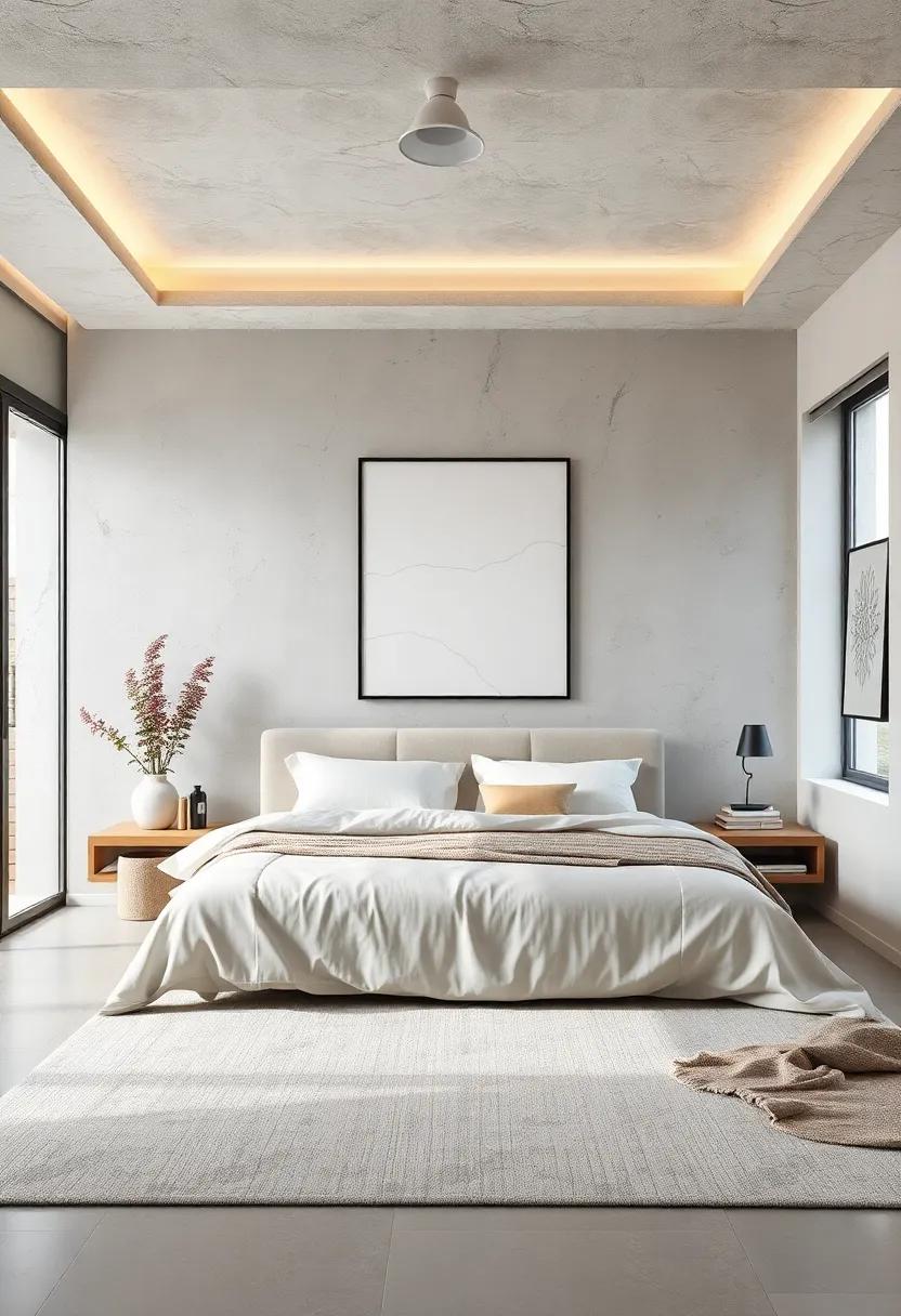 Minimalist Line Art: ⁣Opt for simple line art that creates an ⁣elegant and clear aesthetic, promoting calmness