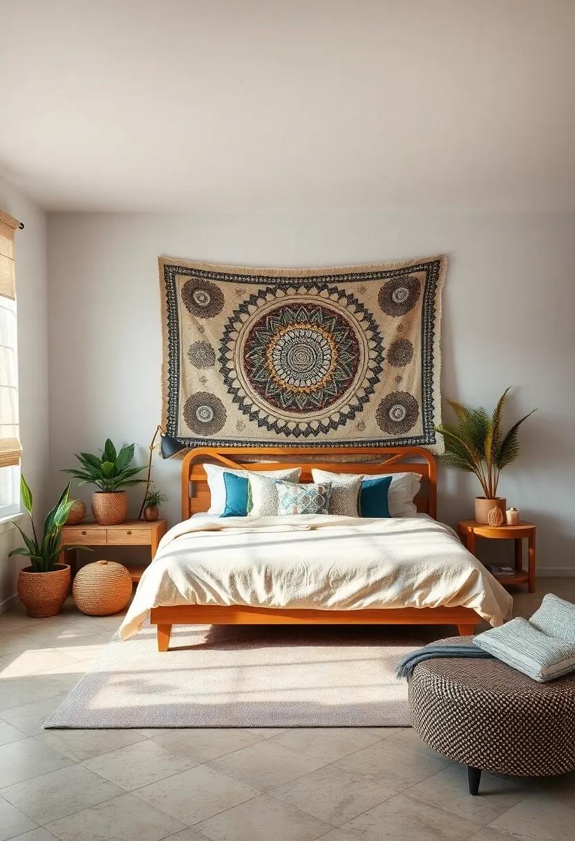 Tapestries: Hang a‍ soft tapestry⁢ that adds texture ⁣and warmth to your walls, evoking a bohemian vibe