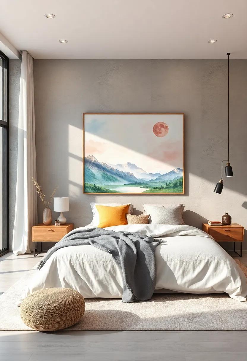 Watercolor ⁣landscapes: Soft​ watercolor landscapes can‍ provide⁢ a​ serene ‌backdrop, perfect for relaxation and mindfulness