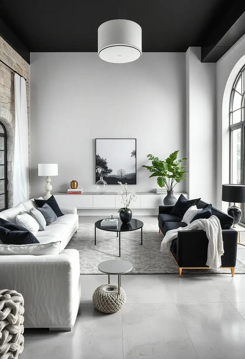 The Drama of Black Velvet and Crisp White Linens Combining Luxury and Comfort