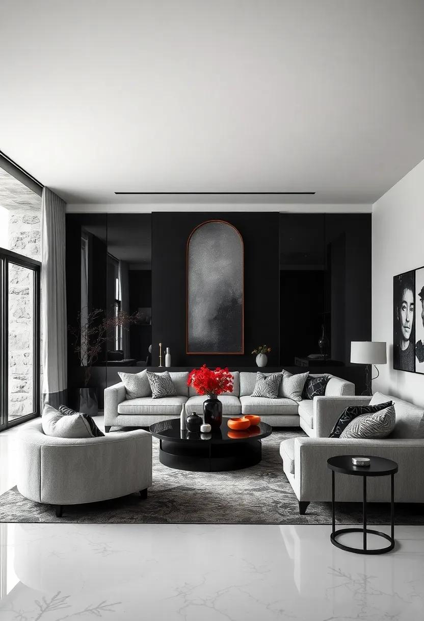 Using Mirrors and Reflective Surfaces to Amplify Light and Contrast in the Room