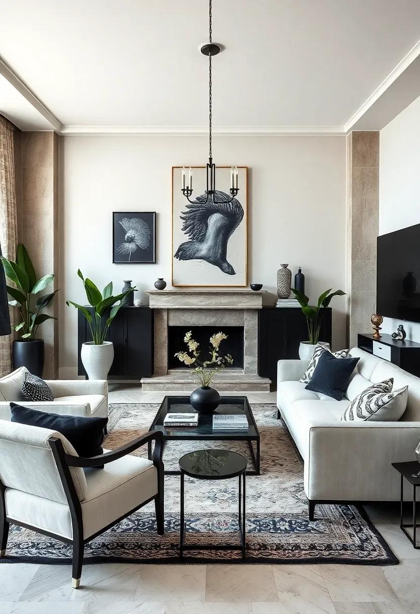 Combining Vintage and Modern Black and White Pieces for an Eclectic Yet Cohesive Style