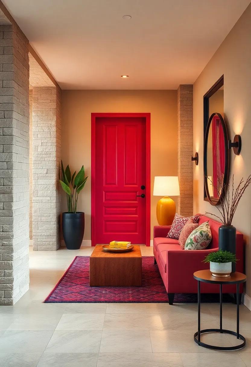 Statement-Making Colored Door Hardware and Fixtures that Elevate the Entryway's Boldness