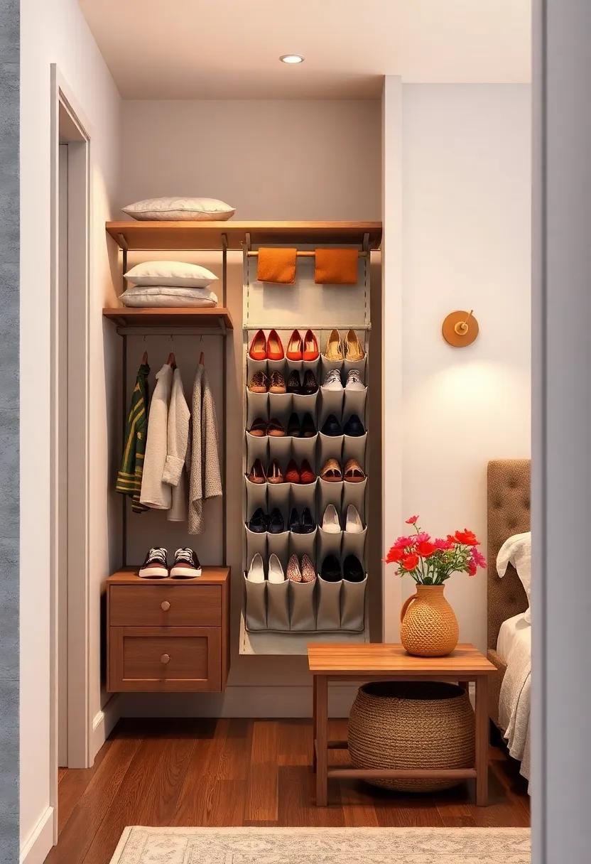 hanging Shoe Organizer: Save floor space ⁣and keep your ⁣favorite footwear easily accessible with a multi-pocket shoe holder that hangs over the door