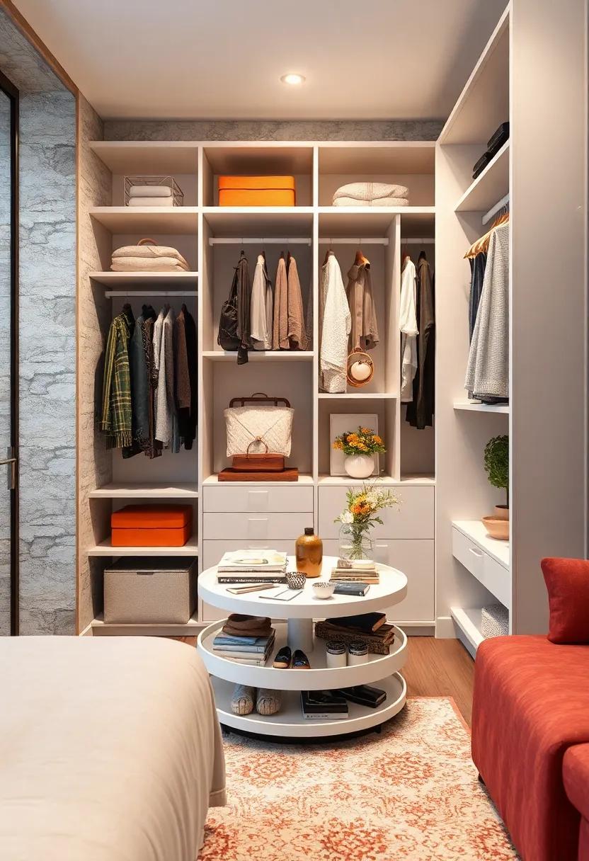 Lazy Susan for Accessories: Bring convenience into your closet ‍with ⁣a rotating organizer that makes reaching for accessories ‍effortless