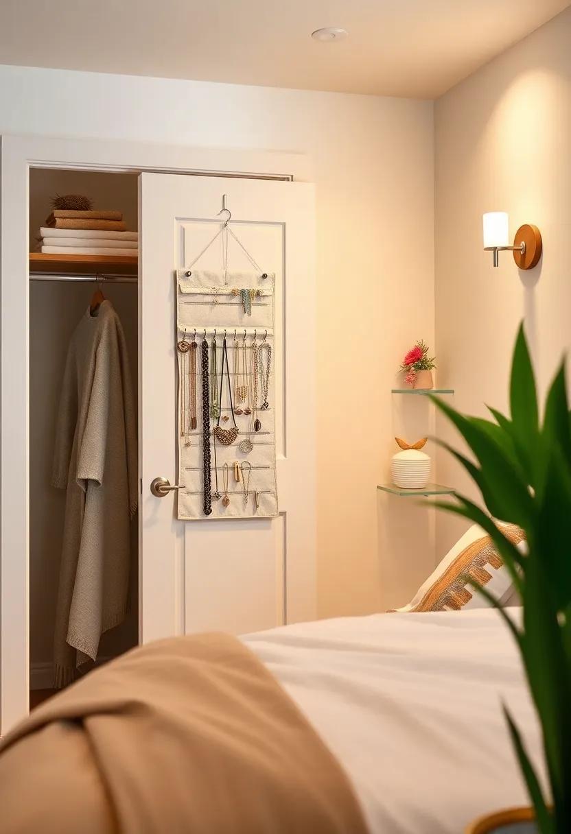 Over-the-Door Jewelry ⁢Organizer: Clear the clutter from your dresser with a stylish and functional piece that keeps necklaces, earrings, and bracelets organized