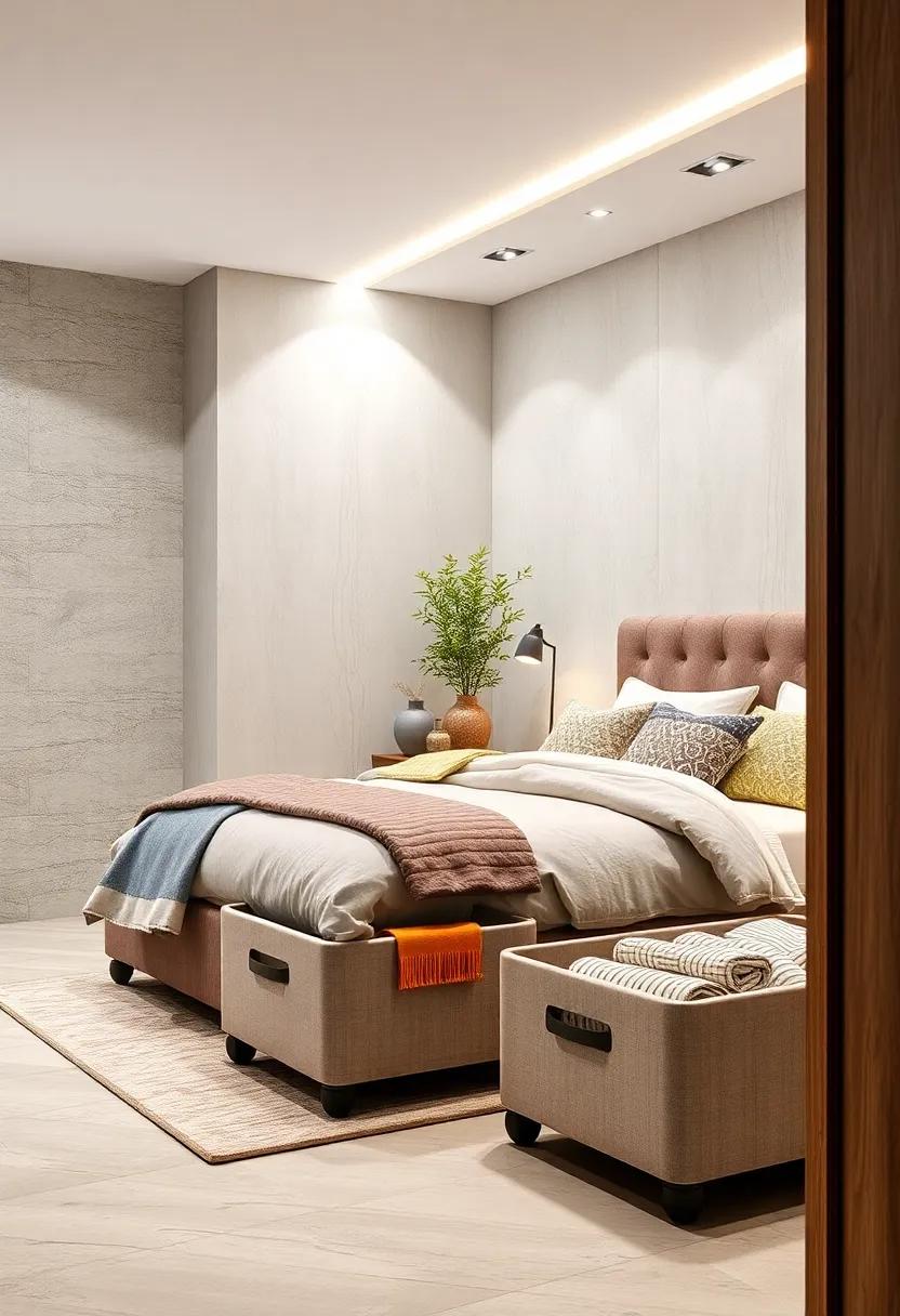 Under-Bed ⁤Storage Bins: ⁢Make use of that frequently enough overlooked space with rolling bins that can hold off-season clothing ​or extra linens discreetly