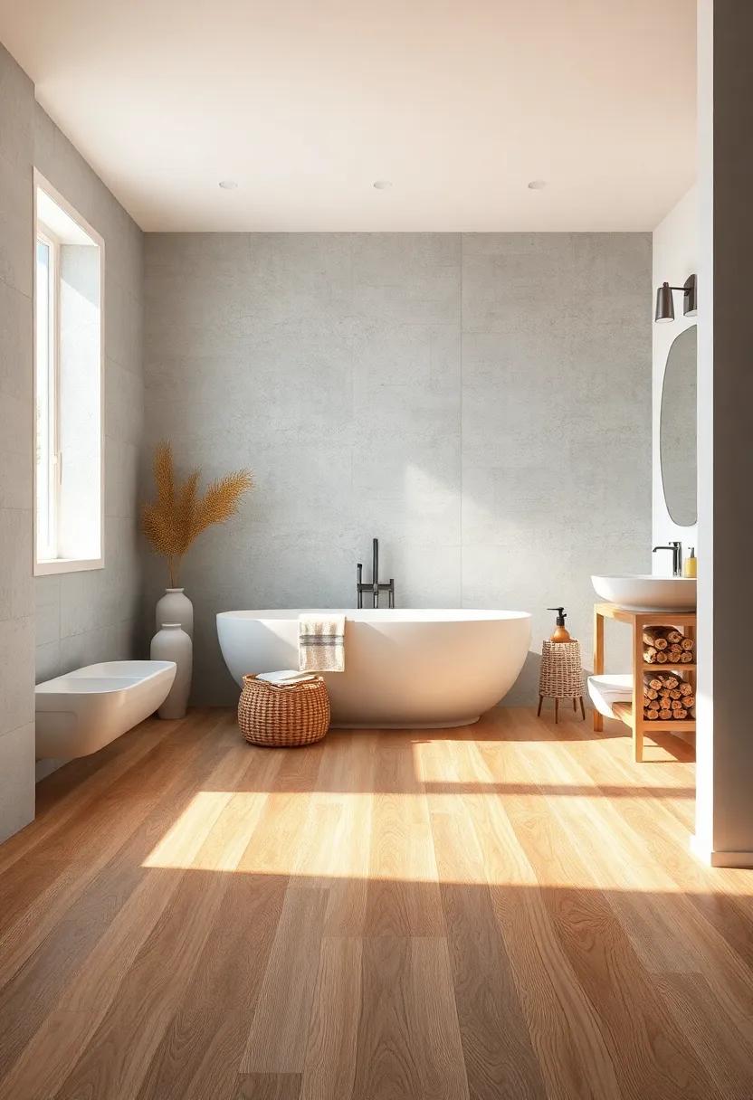 Sand Dune Inspired Wood Floor Patterns Blending Warmth and Fresh Coastal Air