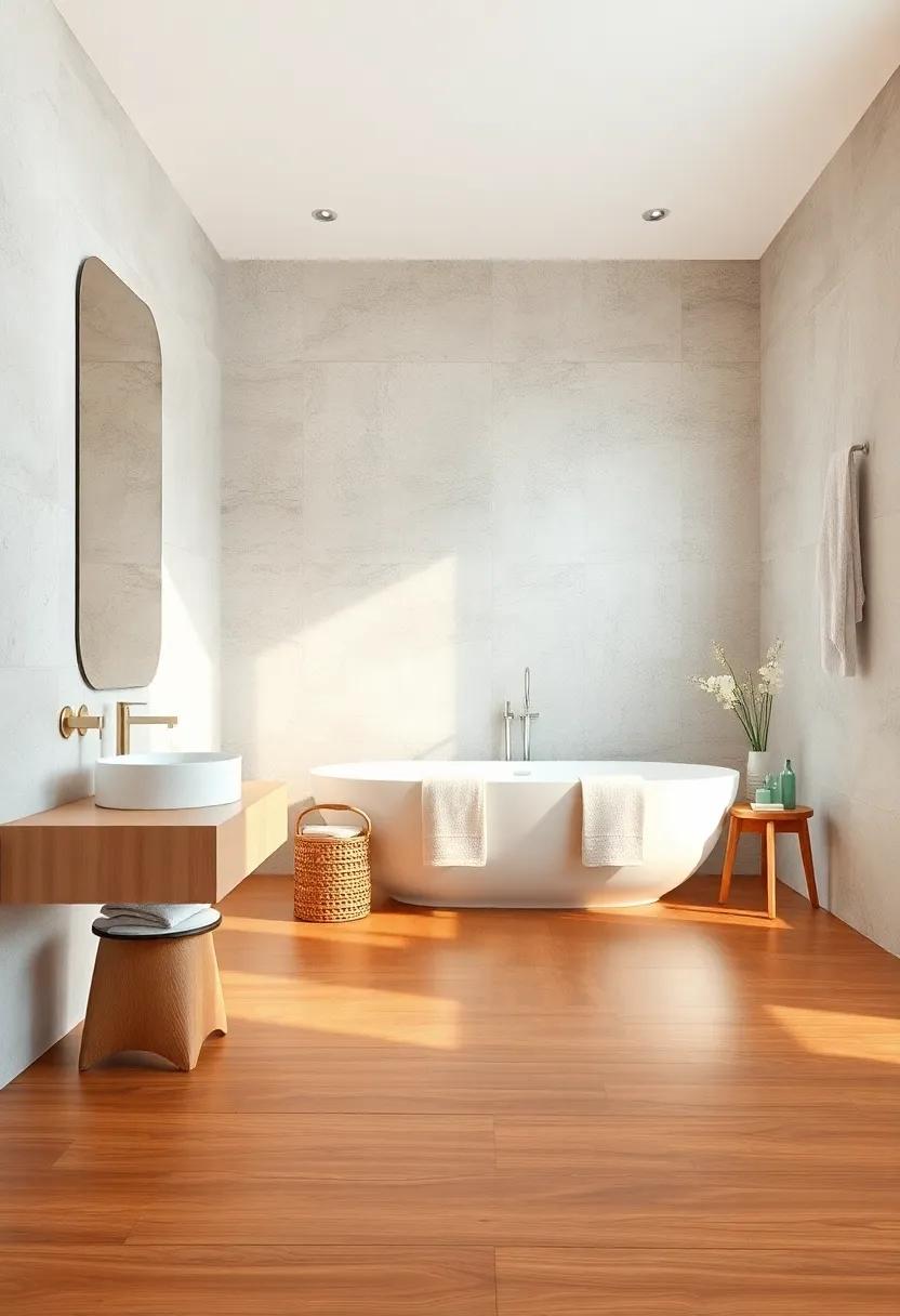 Smooth Satin Finish Wooden Floor Reflecting Light Creating Spacious Seaside Serenity