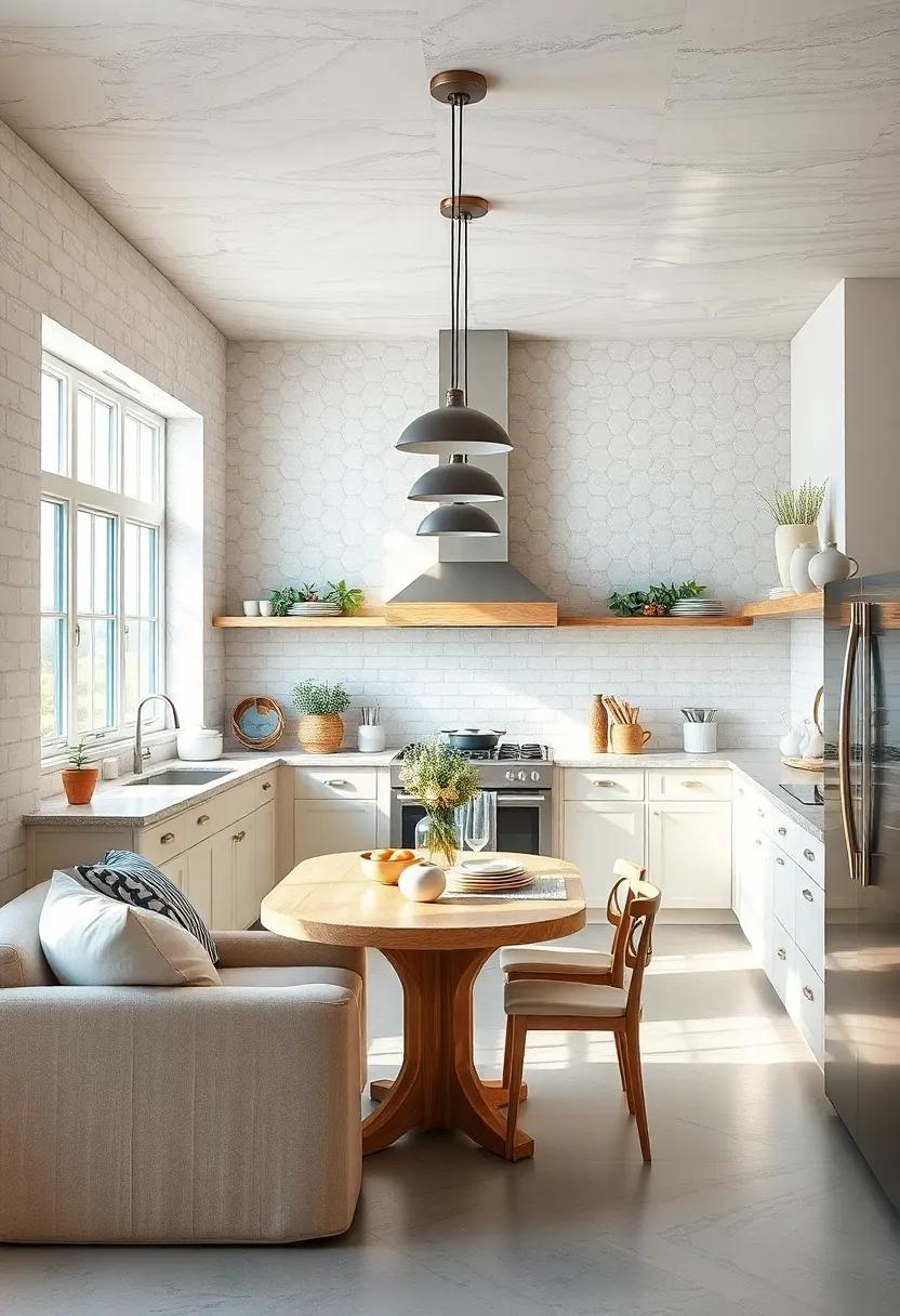 Coastal Kitchen Designs Embracing Soft Pastel Hues and Natural Light for a Serene Culinary Space