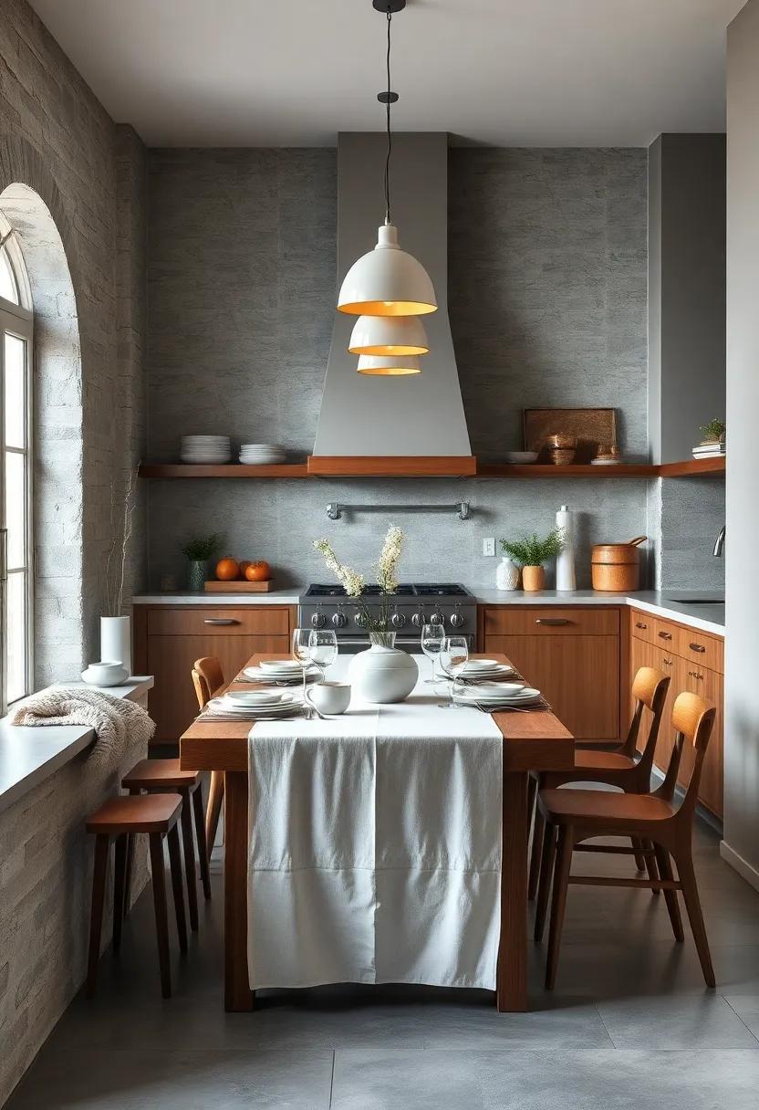 Subtle Linen Table Runners and Coastal-Themed Dinnerware Setting a Scene of Calm and Character