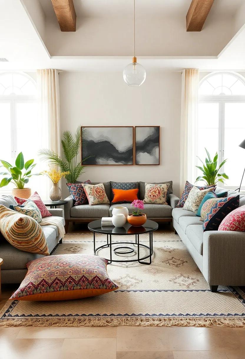 Bold Patterns: Choose oversized cushions adorned with bold patterns and prints—think tribal,geometric,or floral—to make a stylish statement