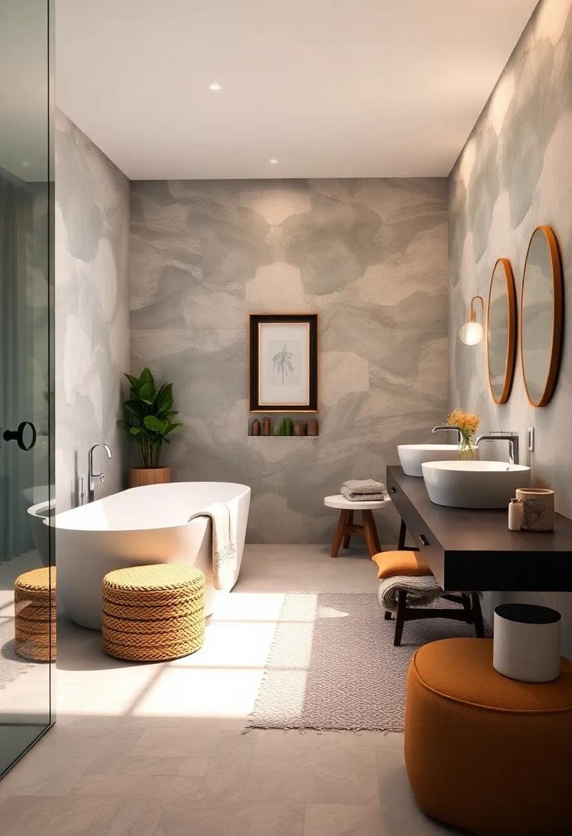 cozy Seating Nooks: If space allows, ‌add ⁣a small bench or stool for a personal retreat within the‌ bathroom