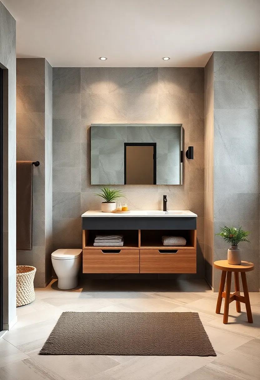 Dual Function vanity: ⁢Choose a vanity ‌that combines sleek‍ design with ⁤functional storage ⁣for a seamless look