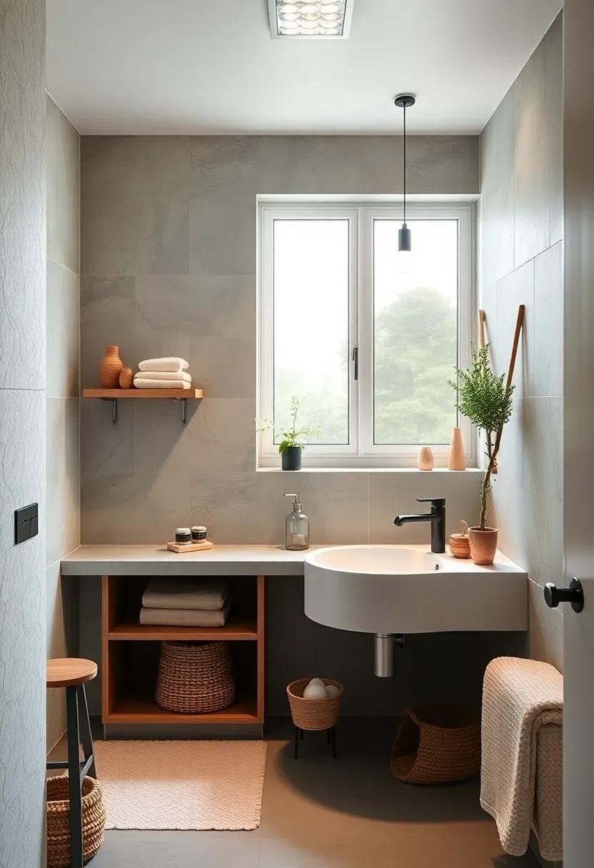 Hidden⁤ Storage Solutions: Utilize under-sink cabinets or built-in shelves to maintain a tidy look