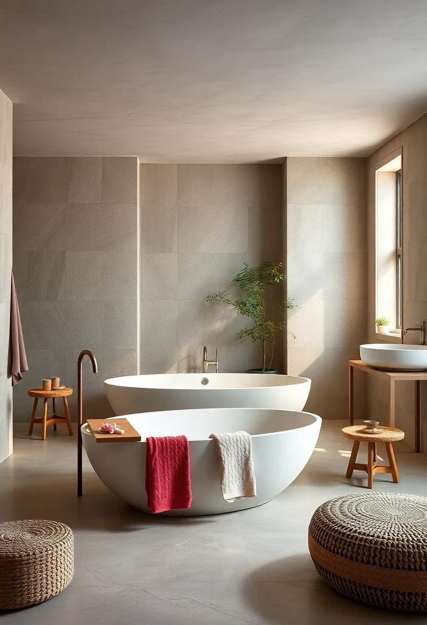 Inviting⁣ Bathtubs: Freestanding bathtubs become statement pieces that turn​ relaxation into an art form