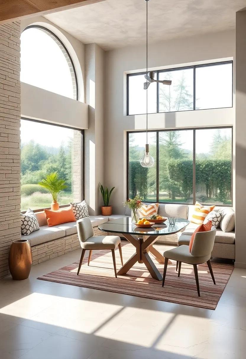 Bright and airy: Incorporate large windows adjacent to your built-in seating to fill the space ‍with natural light, enhancing the airy feeling and inviting ⁤outdoor views into your dining experience