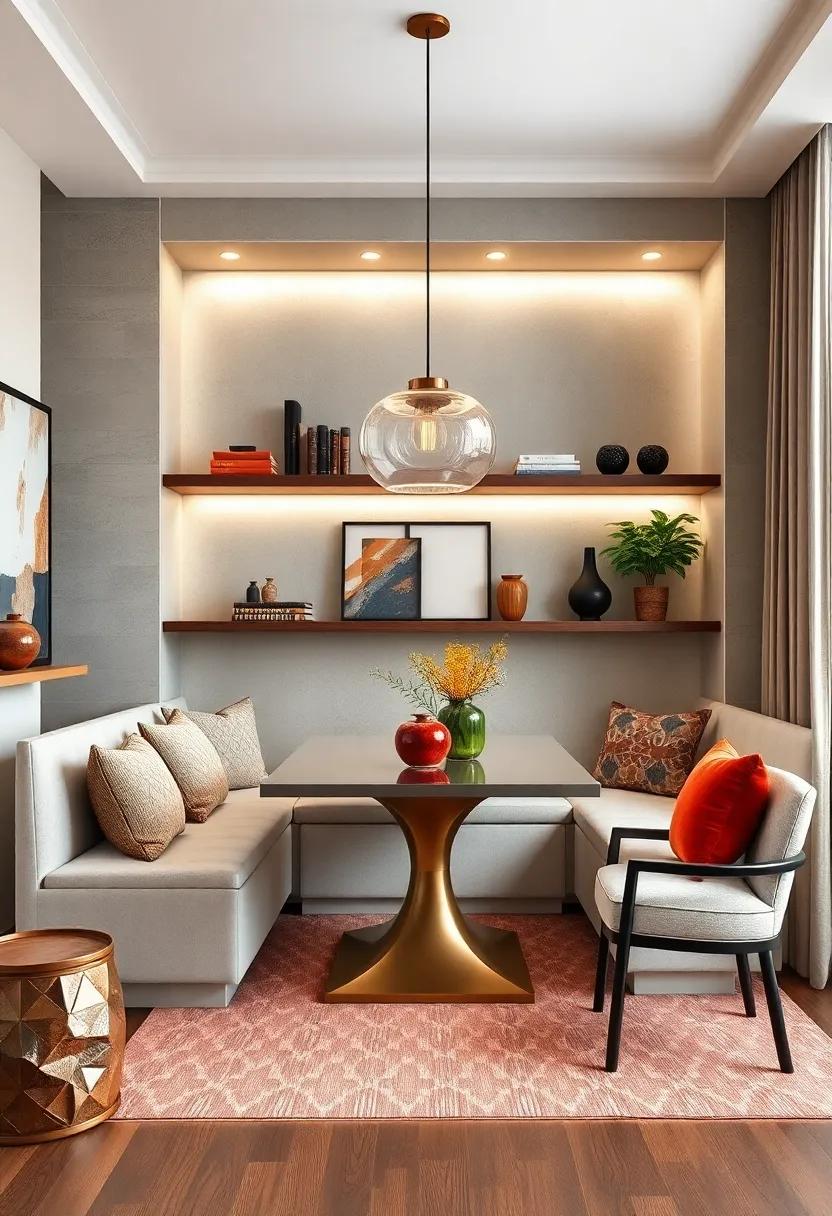 Built-in ⁤Shelving:⁤ Pair your built-in seating with clever ⁤shelving above it, combining the best of both⁤ worlds by storing dining ‍essentials and displaying ​decorative items