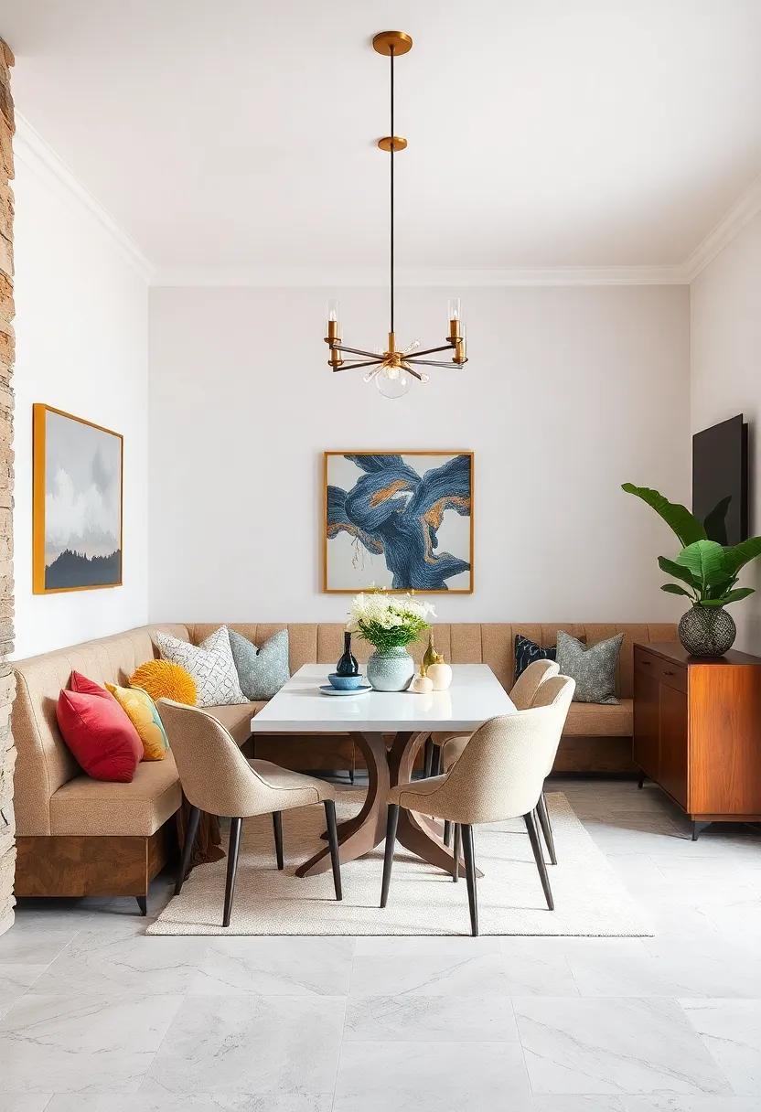 eclectic Mix: Blend various seating styles in your dining room by ​adding a built-in banquette alongside traditional chairs, creating an⁤ eclectic yet harmonious dining space