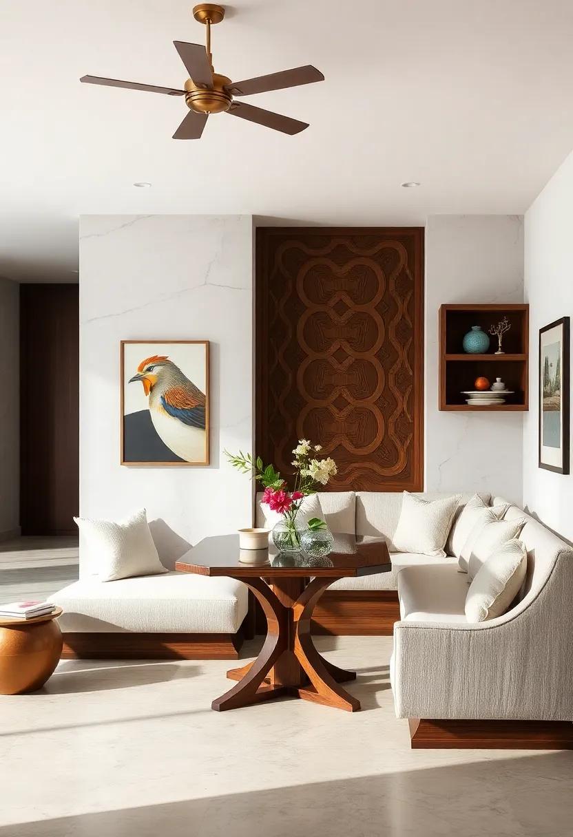 Transformative Woodwork: Showcase expert craftsmanship with ⁣intricately carved built-in seating, turning‌ functional furniture​ into a stunning focal​ point for your dining space
