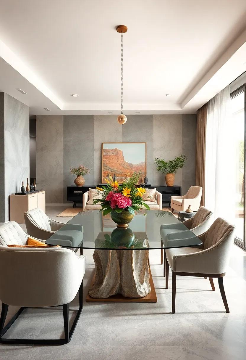 Creating a Focal Point: Centerpieces That Complement Glass Tables