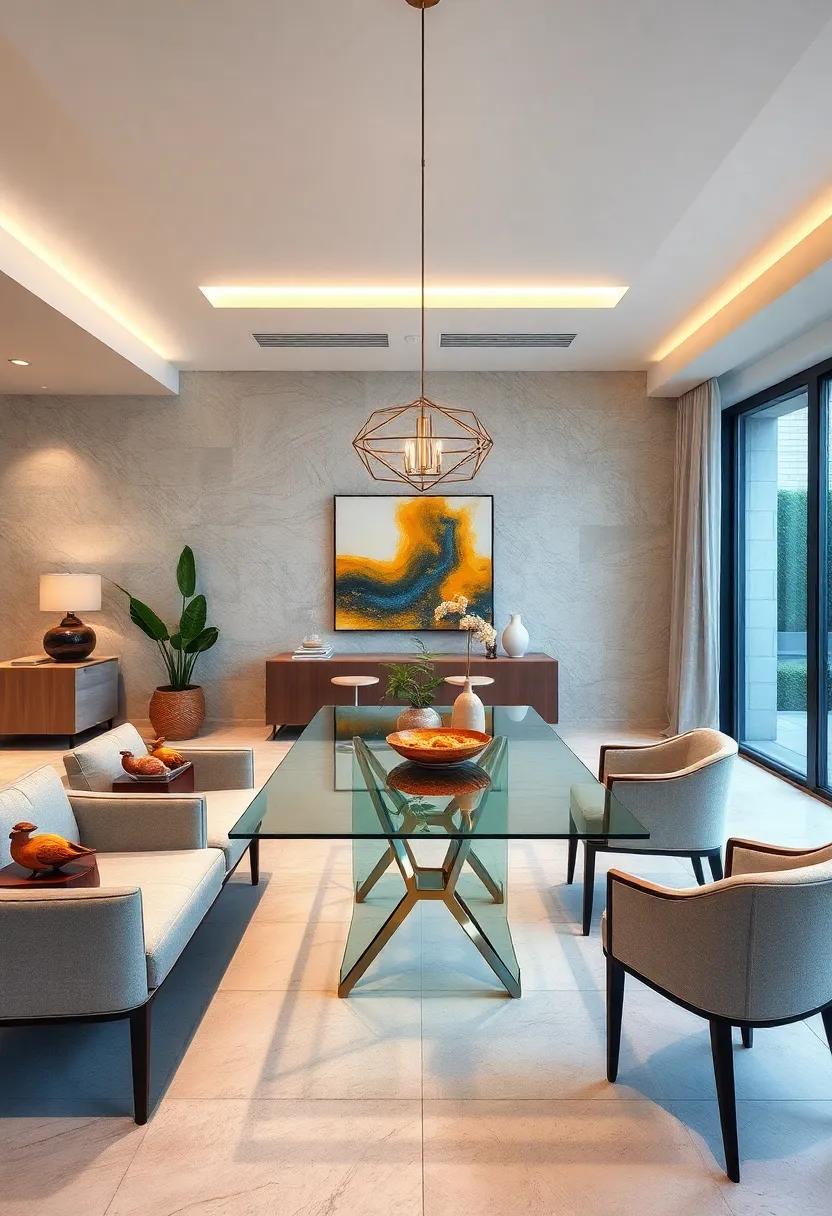 Bold Designs: Statement Glass Dining ‌Tables That ⁢Captivate
