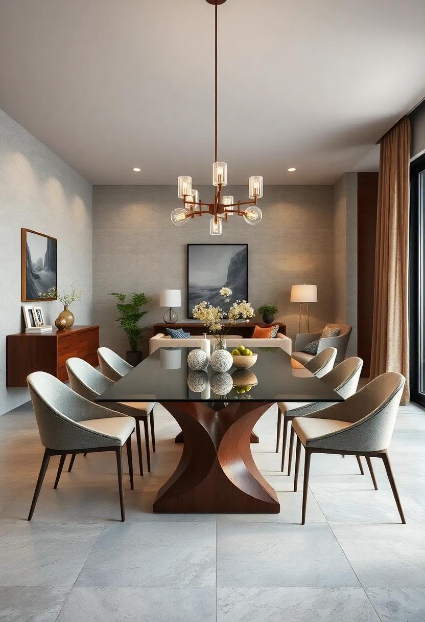 Mixing Textures: Pairing ‍Glass with Wood, Metal, and Stone