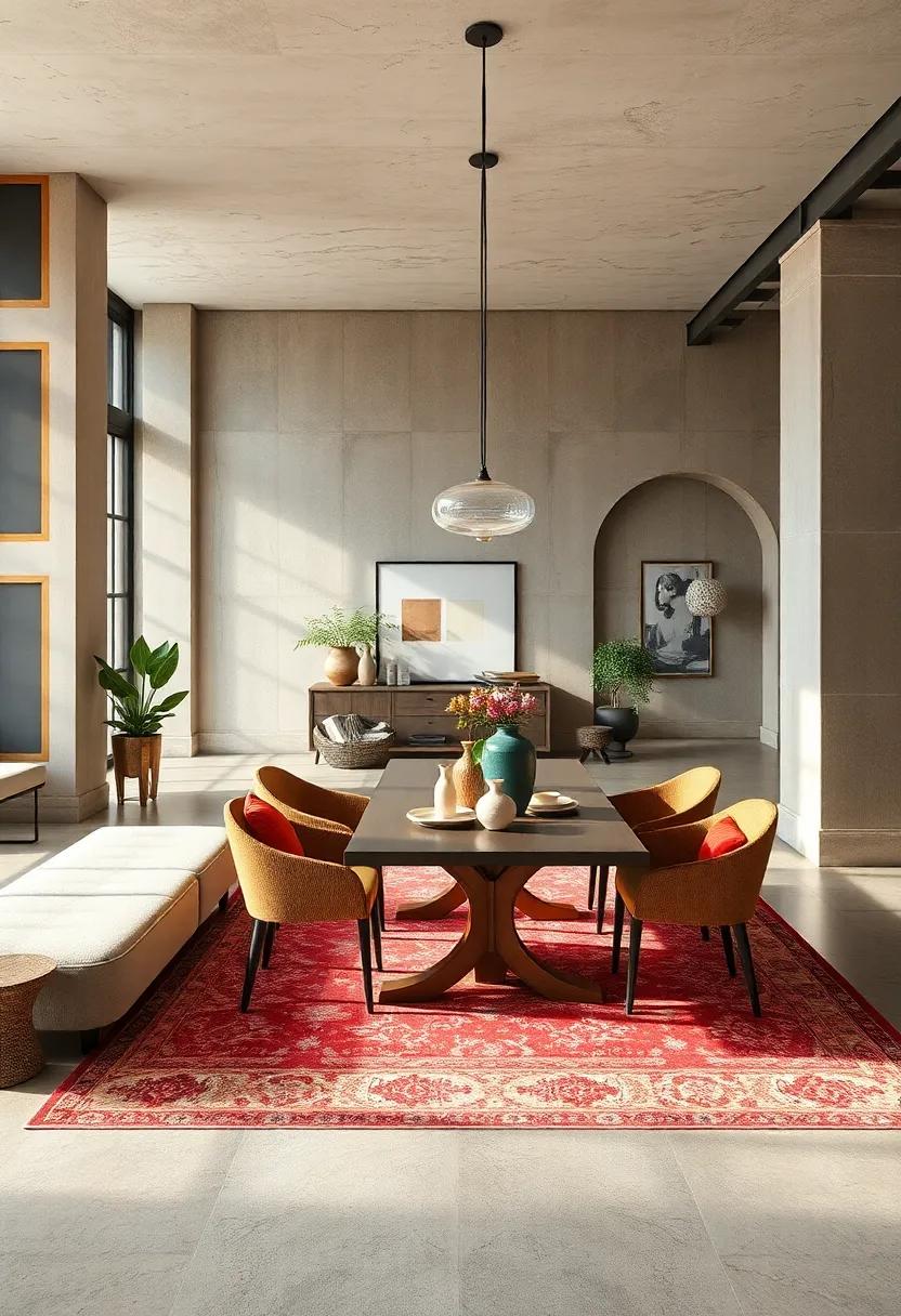 Define the Dining Area: Use area rugs or changes in ‍flooring to visually delineate the dining space from other areas in the loft