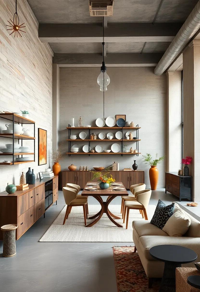 Display Your Tableware: Use open shelving or glass ⁤cabinets to ⁣exhibit your favorite dishware as part of your dining decor