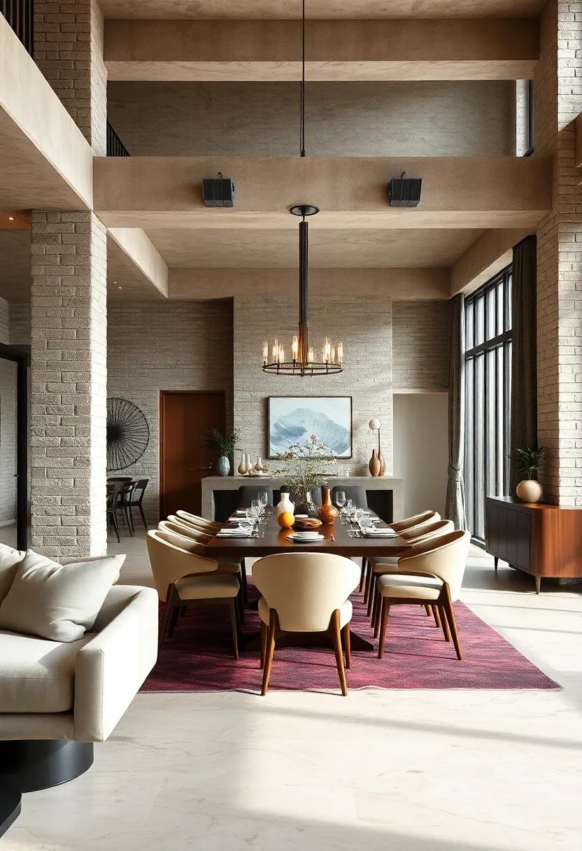 Embrace Open Concept Design: Create a seamless flow between your dining area‍ and surrounding spaces‌ by opting for an open layout that enhances the loft's spacious feel