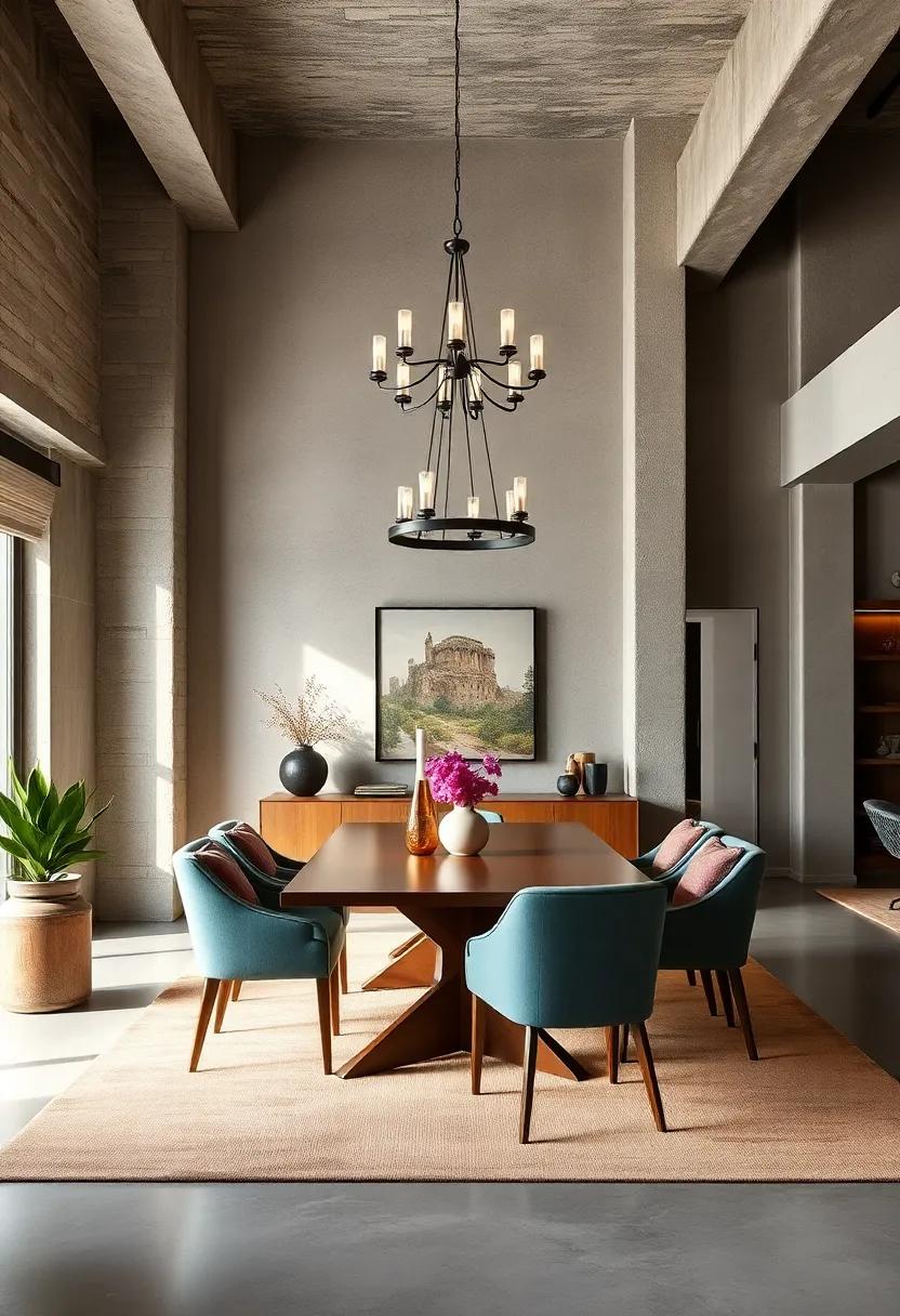 Implement a ‌Statement lighting Piece:⁣ A bold chandelier or artistic pendant light⁢ can draw attention to the dining area and serve as ⁤a focal point in your loft