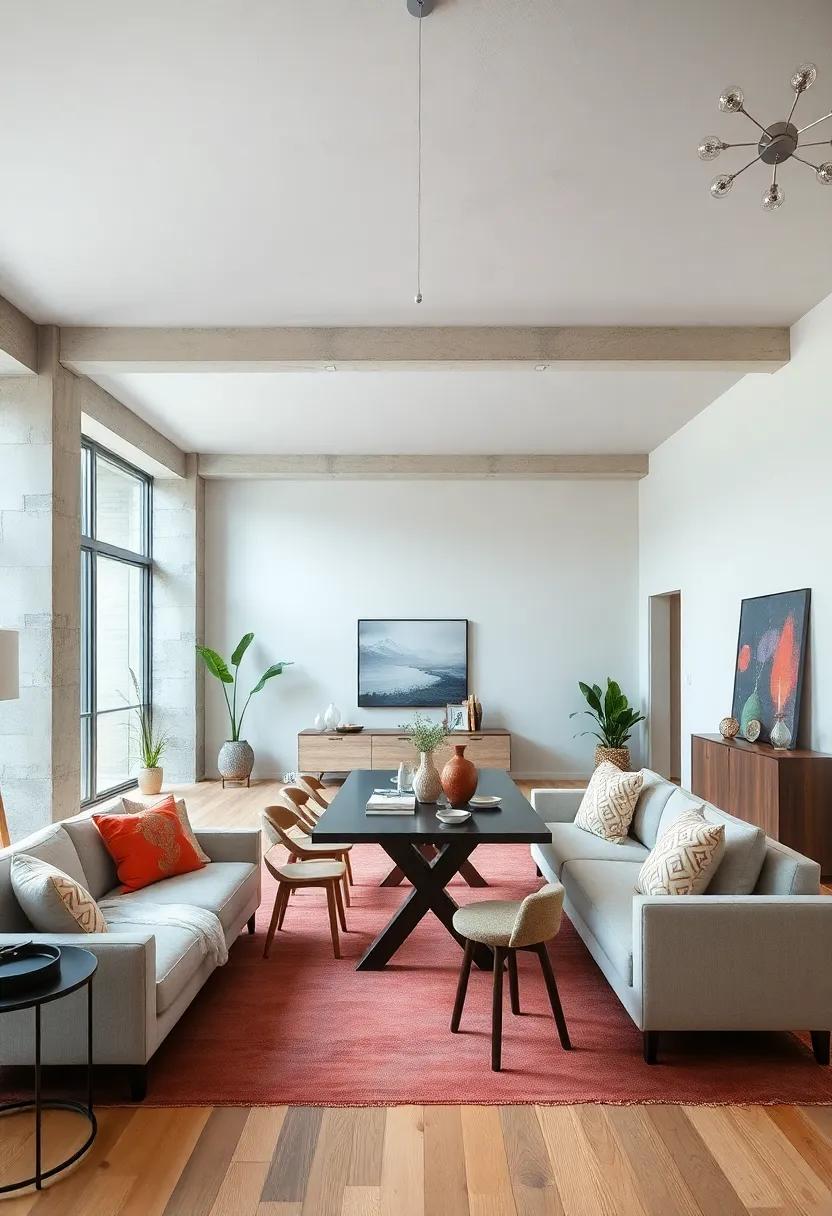 Keep it Minimal: Adopt a minimalist aesthetic by choosing​ sleek‍ furniture‌ and limited decor, allowing the ⁤loft’s features to shine