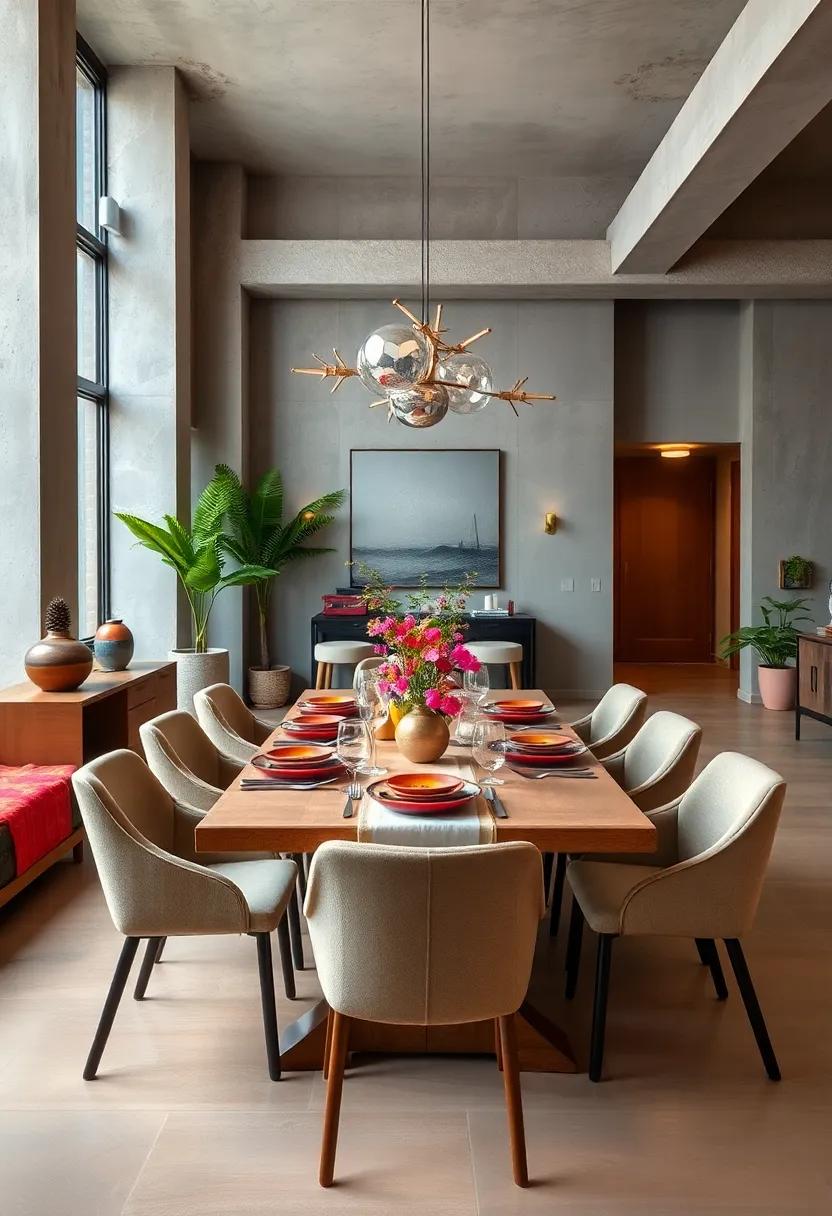Use Bold⁣ Table Settings: Arrange colorful table settings or seasonal decor to keep the dining table looking fresh and engaging