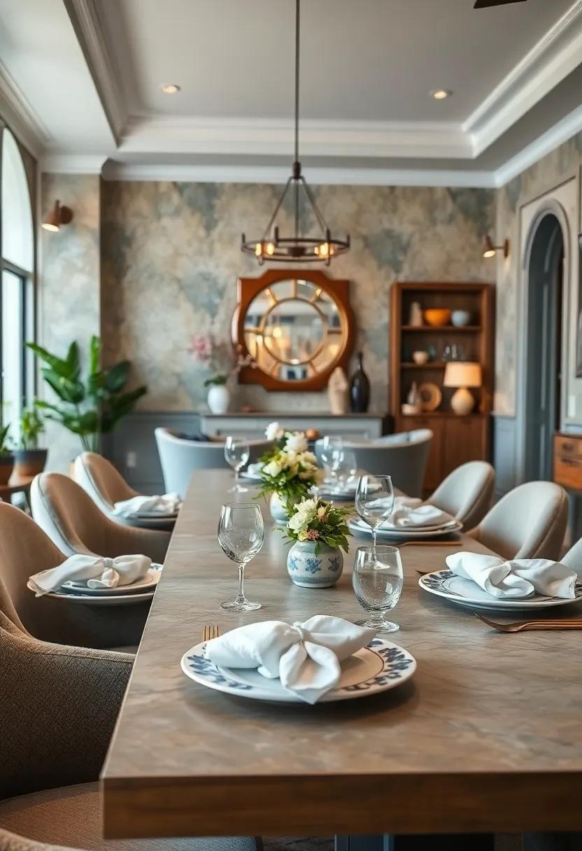 Global Influences Incorporating Exotic Dishes, Rich Colors, And Handcrafted Artifacts For Cultural Flair