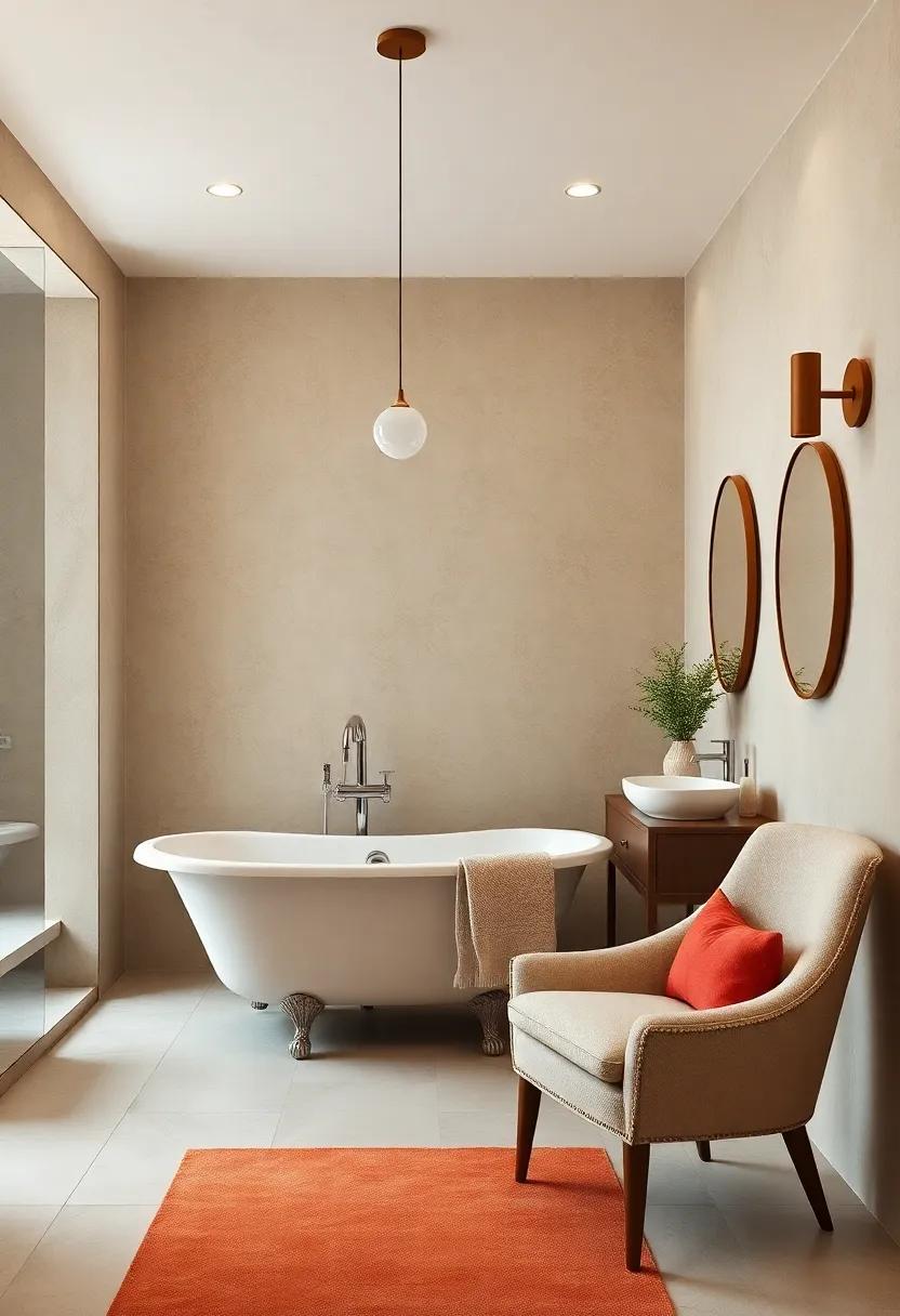 Cozy Nooks: Designate a small ⁣reading ⁤corner or ⁣a plush chair to create a⁢ relaxing retreat within your bathroom