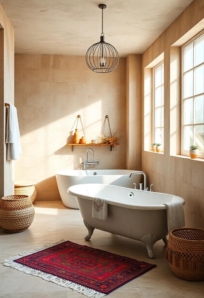 Layered Textiles: Use a mix of textures⁣ such as plush rugs, soft towels, and decorative cushions‌ to add warmth and comfort