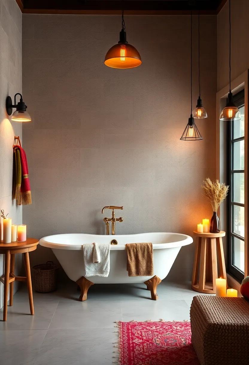 Layered Lighting: Mix sconces, pendant lights, and candles to create a warm and inviting feel at different times of the day