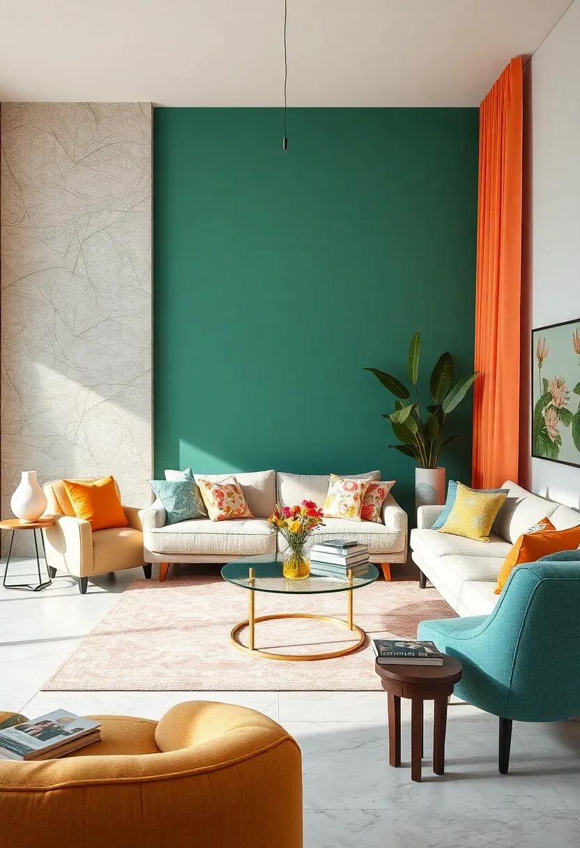 Delicate Florals and Stripes Collide in a Palette of Bold Primary and Secondary Colors