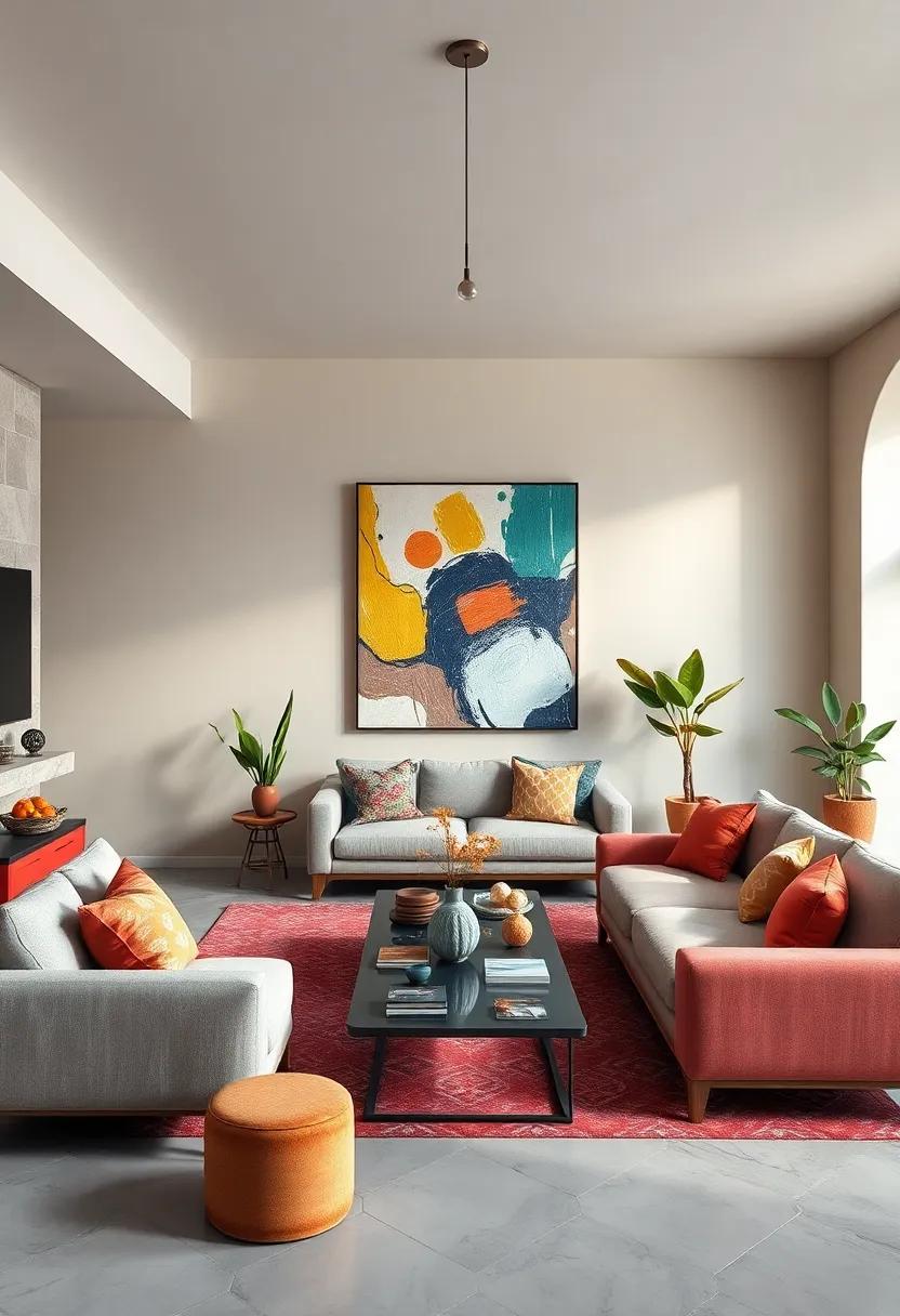 Eclectic Color Pairings Inspired by Vintage Art and Modern Abstract Designs