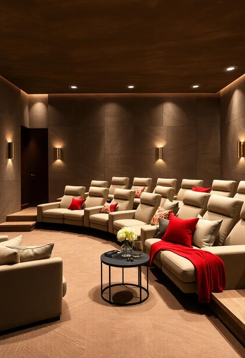Selecting Plush Fabrics and Textures to Enhance Elegance and Comfort in Home Theater Seating