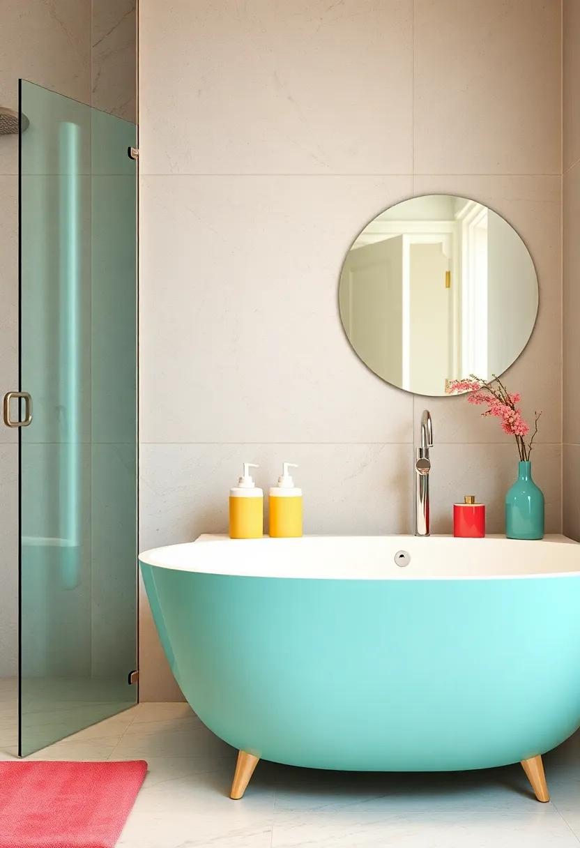 Colorful Canisters: Use pretty‍ canisters ‌for storing cotton pads, swabs, ‍and other bathroom essentials, adding ‌decor while‍ keeping ⁤things tidy