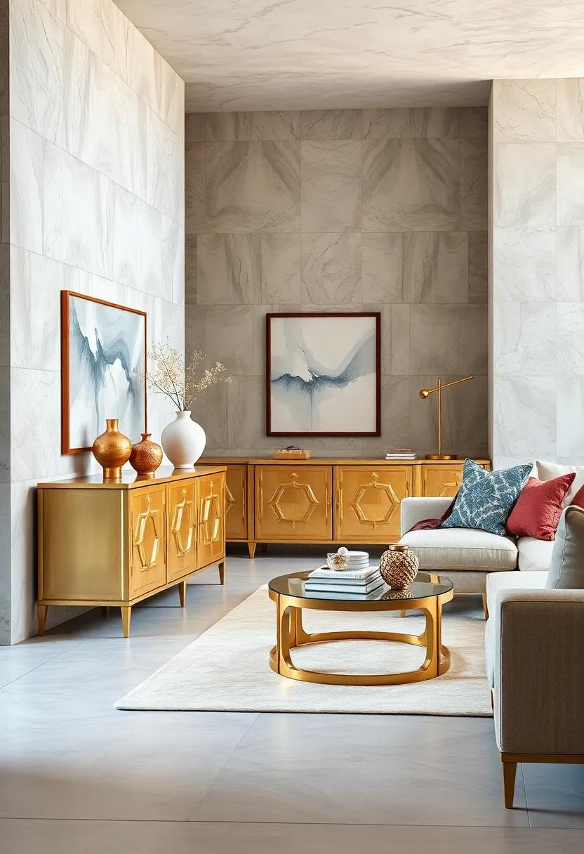 Intricate Brass Sideboards Blending Vintage Charm with Modern Luxury