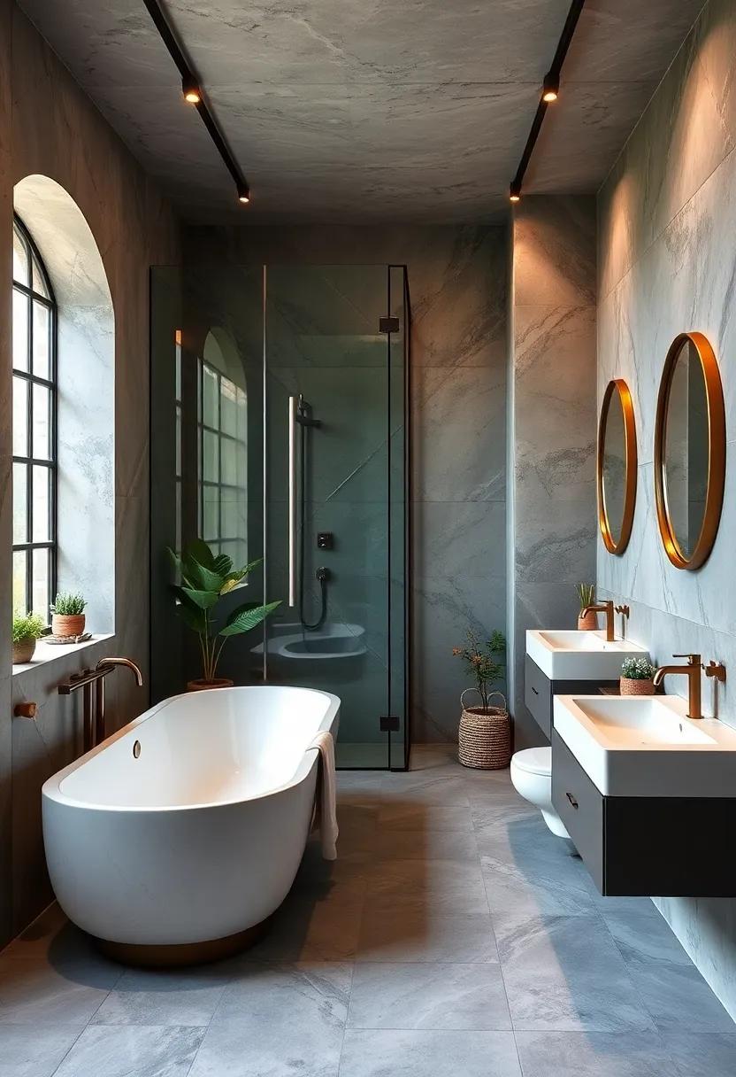 Add a Touch of Elegance: Layer in some luxurious materials, like marble or brass, to create a sophisticated contrast against the harder industrial features