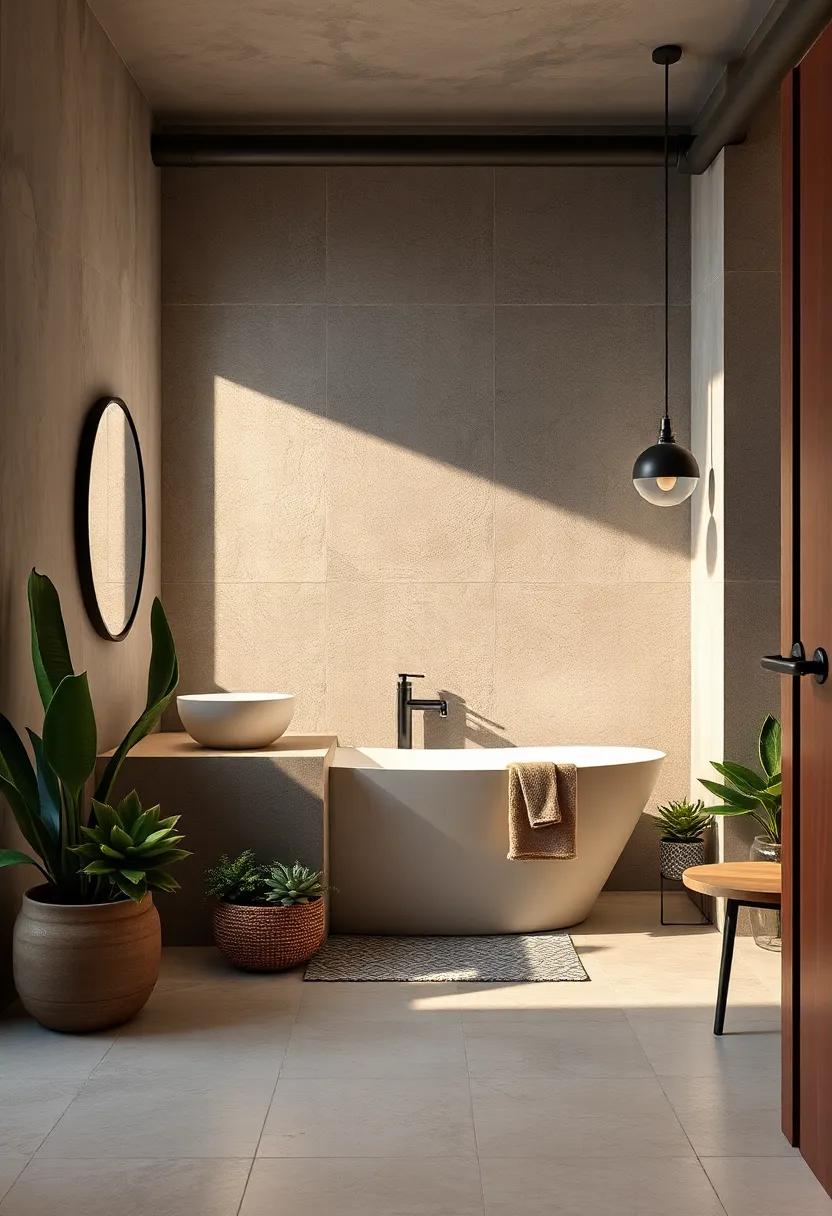 Incorporate Plants: Bring life into the industrial space with hardy plants like succulents, which can thrive even in darker corners