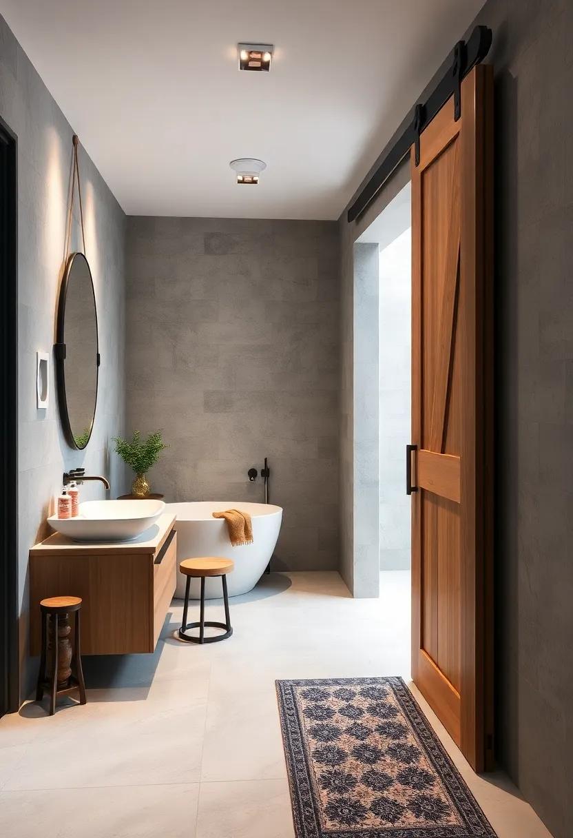 Incorporate Sliding Barn Doors: Add character and space-saving functionality with sliding barn doors that evoke the essence of industrial design